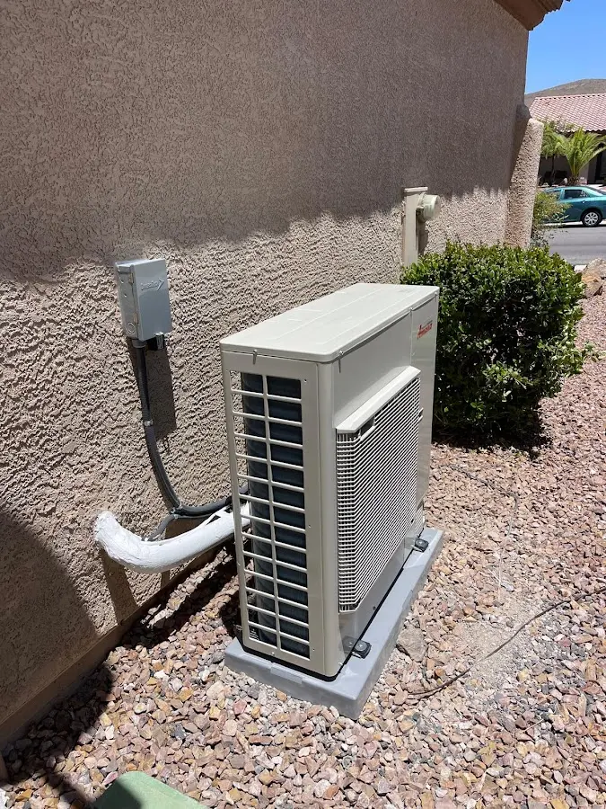 Residential air conditioning condenser unit in Santaquin